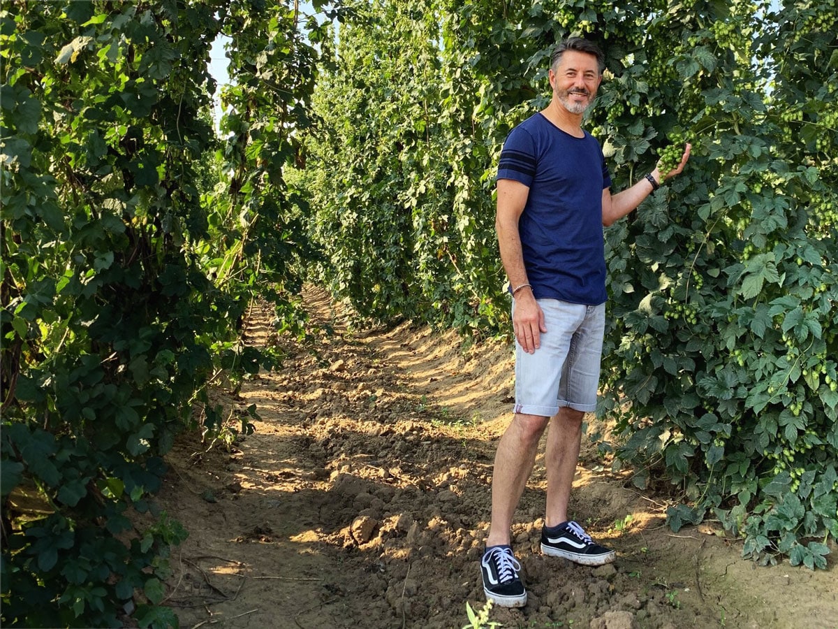 Standing Near Plants