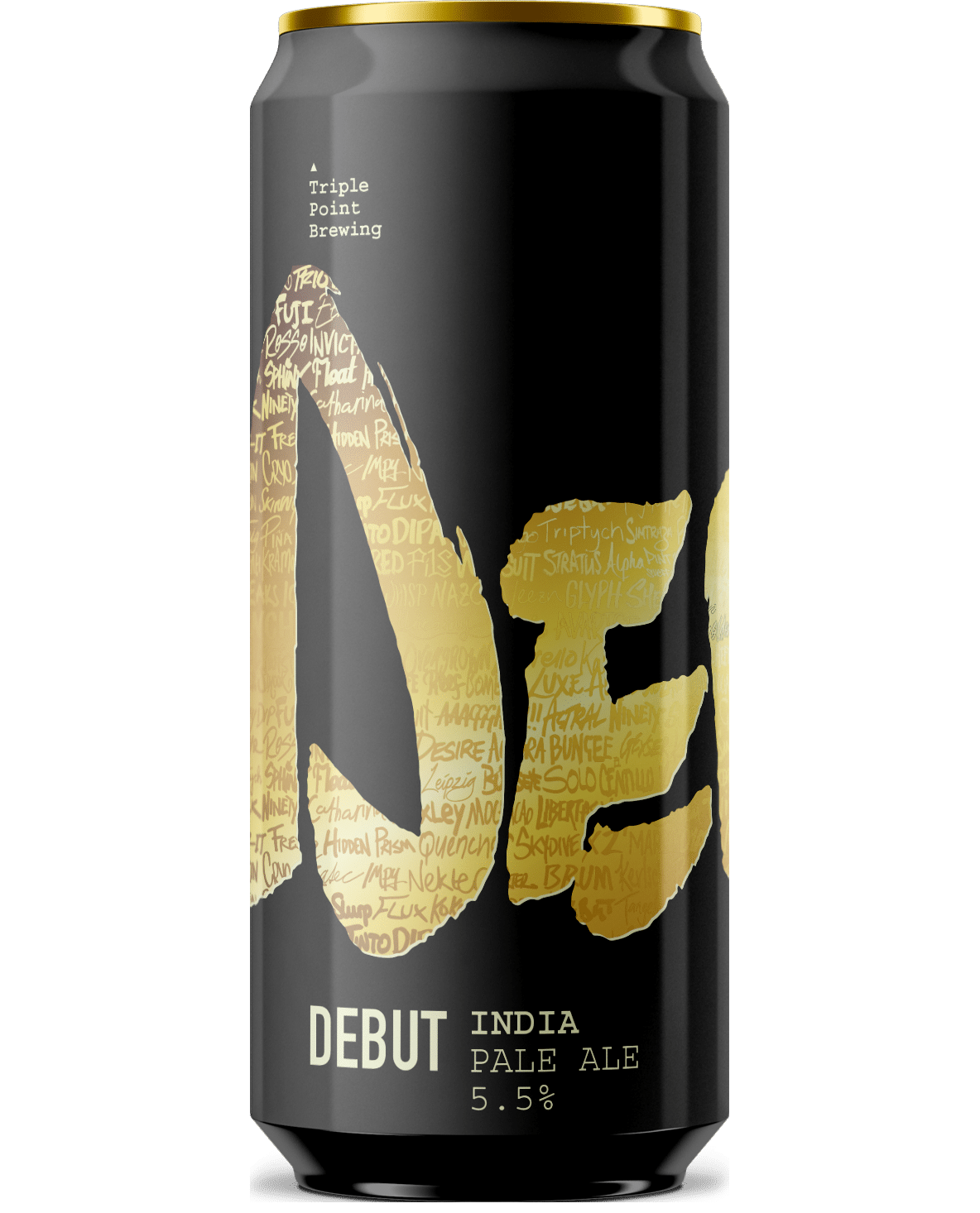 Debut IPA 440ml beer can by Triple Point Brewing