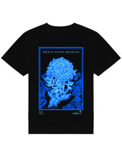 Hop print on black t-shirt